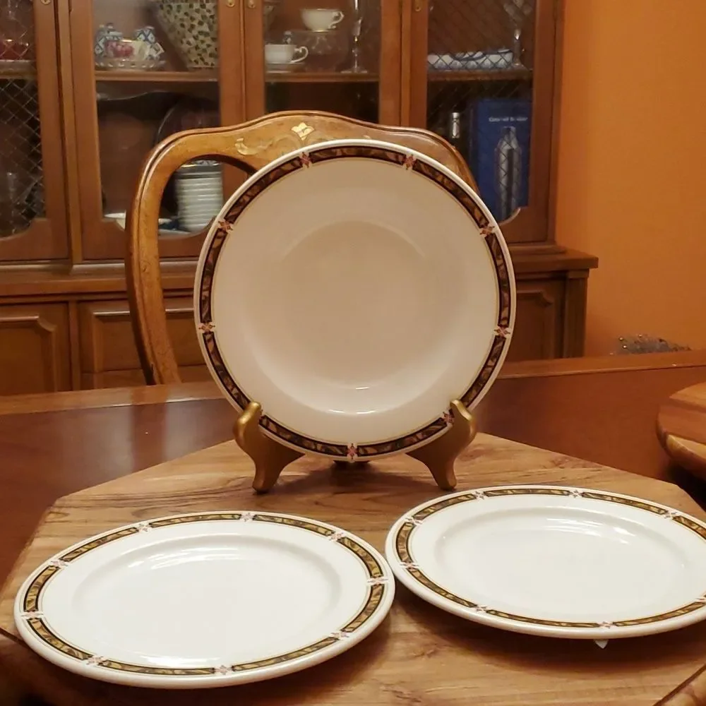 One Bowl and two salad plates by Steelite